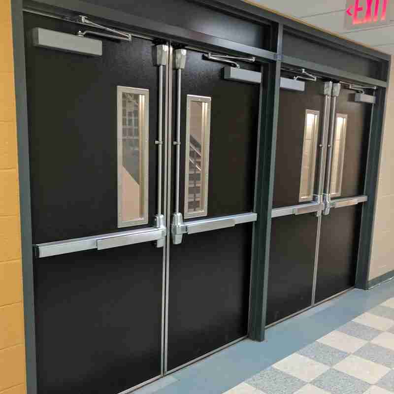Push Bar Commercial Door